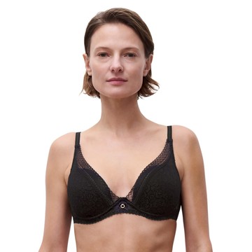 限時4折起【Chantelle】集中托高內衣>BCD罩杯>黑色(36820_011)【Festivite】