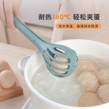 打蛋器手動撈麪條神器夾子廚房撈雞蛋神器廚房多用食品夾多功能撈