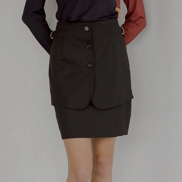 西裝式短裙 #S10152
