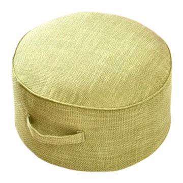 Mega 手提亞麻圓形厚墊椅凳 綠色 可拆洗  1件