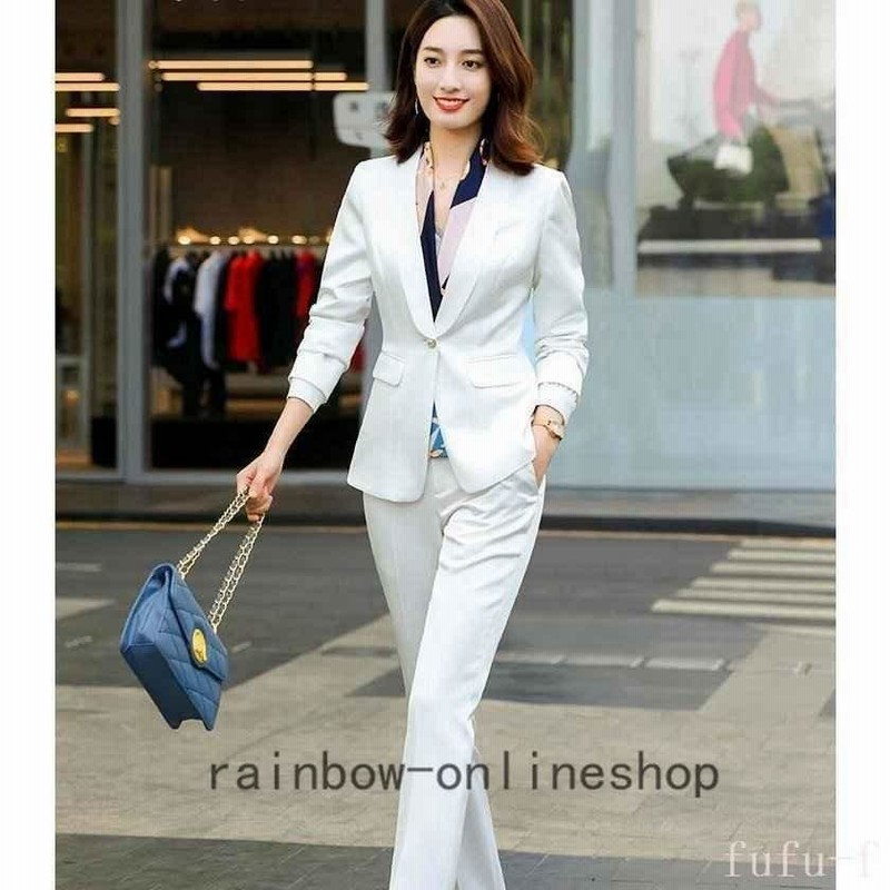 レディースセットアップ卒業式パンツスーツ母服ママフォーマルおしゃれ卒園式長袖通勤入学式40代ol単品売り可能安い Gd0sgp6y5o Www Bugacpusztahaza Hu