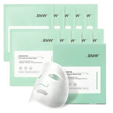 [10 片] RNW Cica Source 舒緩面膜