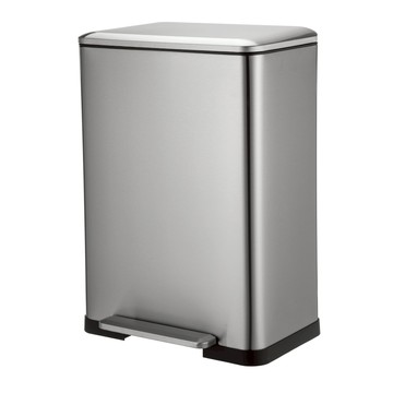 Home Zone 不鏽鋼 分類緩降垃圾桶 30L+20L 二件組