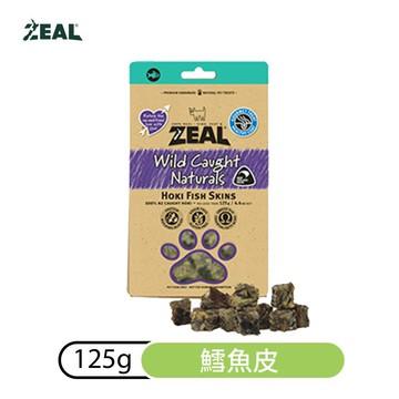 【ZEAL真致】天然風乾零食 鱈魚皮125g