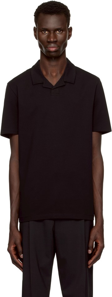 HUGO 黑色 Bowling Polo 衫
