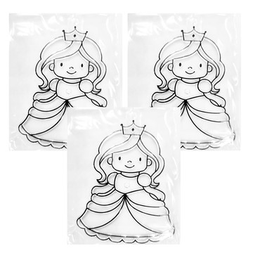 AMOS 阿摩司 壓克力模型版 S55 公主  多種圖案可選  3個