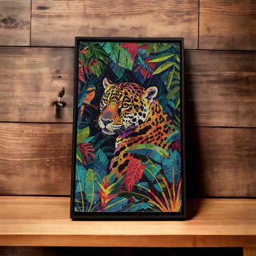 雨林裡的大貓咪-甦醒【壁虎拼圖】