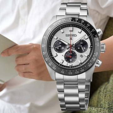 SEIKO 精工 PROSPEX系列 熊貓 太陽能計時腕錶 禮物 V192-00B0N. HBJ001P1