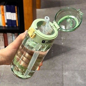 夏季水杯 吸管杯 隨手杯 女生 便攜 簡約 高顏值 運動防摔 網紅款 學生 大容量