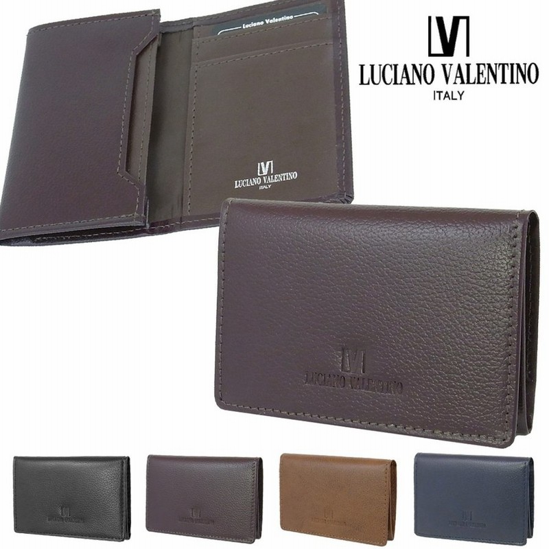 名刺入れ メンズ 本革 ルチア ノ バレンチノ Luciano Valentino 財布 サイフ Luv 8006 通販 Lineポイント最大get Lineショッピング