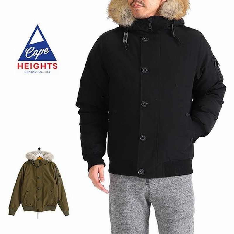 Cape Heights ケープハイツ Woodside ウッドサイド ファー付き ボンバージャケット フライトジャケット ショートダウン メンズ 通販 Lineポイント最大0 5 Get Lineショッピング