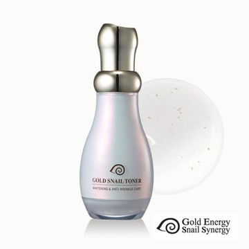 即期品【韓國 Gold Energy Snail Synergy】 黃金蝸牛極致透白防皺潤膚露130ml(化妝水 緊緻 撫紋 嫩白) 2027.02