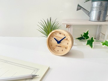 KATOMOKU mini clock 2 梣樹 限量版 km-125 海军蓝 日本製造