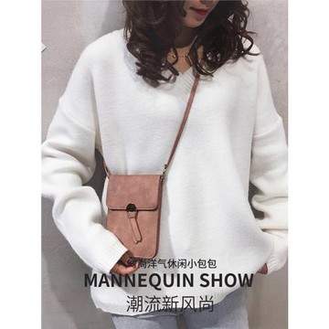 春夏豎款簡約百搭迷你手機包