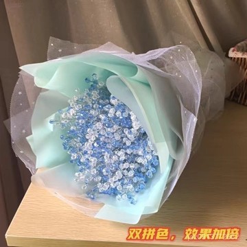 🔥Diy花束🔥diy花束滿天星送女朋友閨蜜小衆高級錶白製作材料包創意生日禮物 LMHX