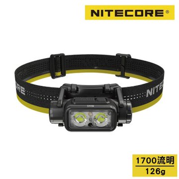 Nitecore 智能光感快充戶外頭燈-內建18650電池【黑色／1700流明】NU45
