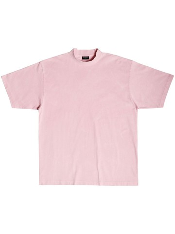 Balenciaga - BB Paris rhinestone-embellished T-shirt - unisex - Cotton - L - Pink