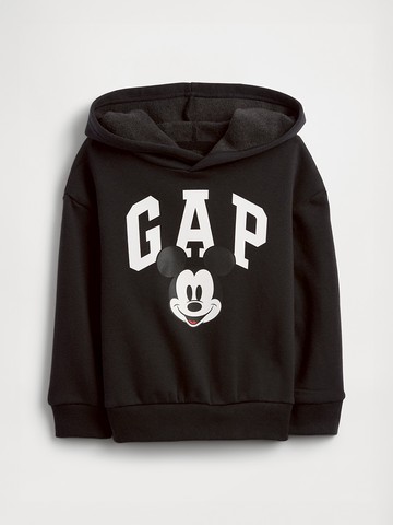 男幼童裝 Gap x Disney迪士尼聯名 Logo印花帽T-黑色