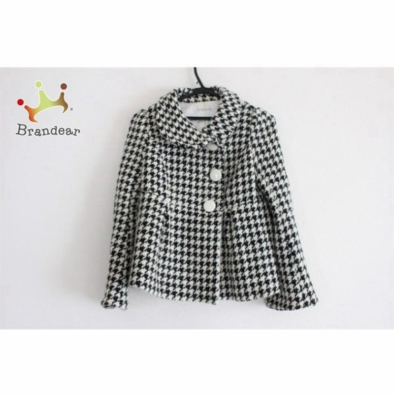 冬物クリアランス ウィルセレクション Willselection コート サイズ1 S レディース 黒 アイボリー 冬物 千鳥格子 スペシャル特価 通販 Lineポイント最大0 5 Get Lineショッピング