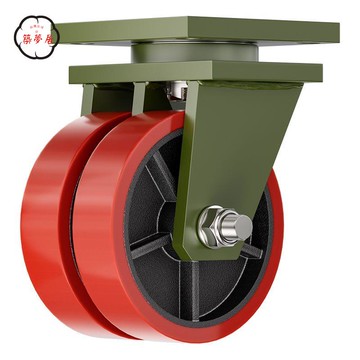 工廠直銷 特惠/附發票 輪子 萬向輪 工業超承重萬向輪輪子鐵芯高承重10寸12寸大型工作輪子耐磨腳輪全館折扣 免運 售後保障 zm5312