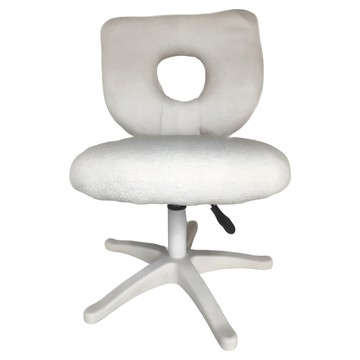 E家工廠 化妝椅 389-HB  白色  1個