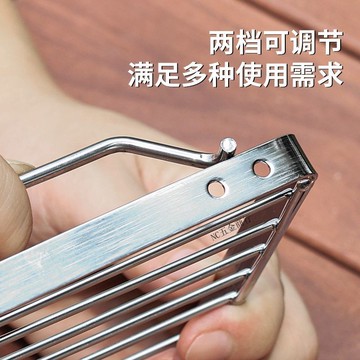 ⚡購滿99出貨⚡限時特惠 304不鏽鋼戶外爐頭支架 便攜式露營焚火臺可摺疊爐架 燒烤架 網架