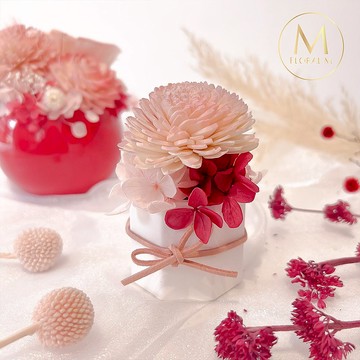 Unicorn彩虹香氛擴香花漸層奶茶 (贈送5ml香氛油)