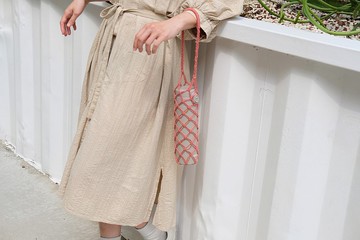 編織水壺袋 飲料袋 高質感苧麻繩