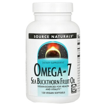Source Naturals, Omega-7 沙棘果油，500 毫克，120 粒全素軟膠囊