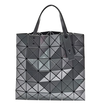 ISSEY MIYAKE 三宅一生BAOBAO幾何方格6X6手提包(銀色)