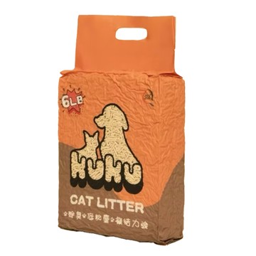 KUKU 天然豆腐貓砂 6L 超強凝結力 可沖馬桶  2.5kg  2包
