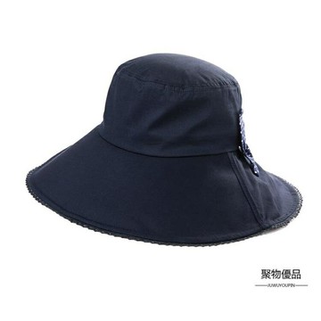 漁夫帽出游百搭防曬太陽帽子女夏韓版遮陽帽遮臉防紫外線【聚物優品】