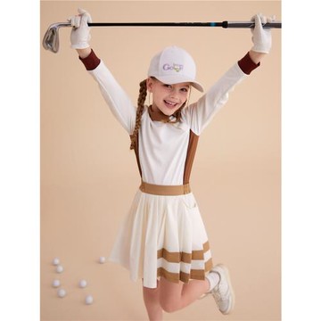 Minigolf春夏高爾夫兒童裝吸汗透氣2025新款戶外女童長袖運動服裝