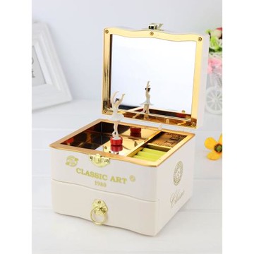 音樂盒八音盒女童女孩首飾盒高級女生水晶球玩具兒童生日圣誕禮物