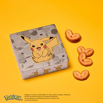 【望月 Patisserie La Lune - 台灣】寶可夢特別版 蝴蝶酥禮盒 經典蝴蝶酥 (24入)