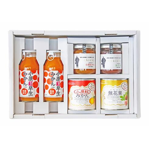 5000円以上送料無料　おすすめ　缶詰　ジュース　ジャム　詰合せ　フルーツ　みかん　いちじく　高級　香川県産品　中セット