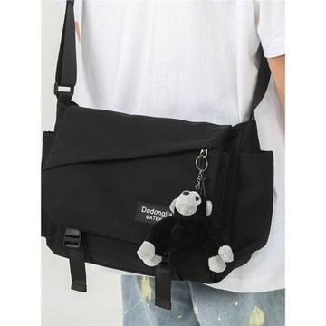 出口美國斜挎包機能工裝日系休閑潮牌單肩包大容量背包男差包