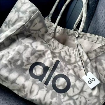 韓國首爾托特包 大容量慵懶風休閑百搭帆布單肩手拎潮包女alo