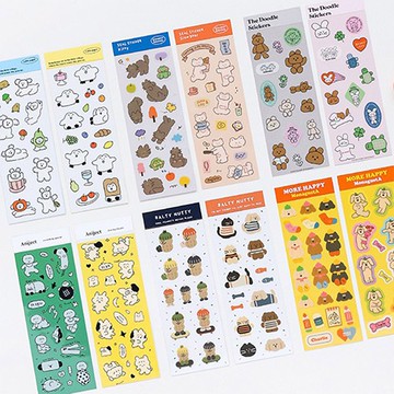 Romane透明手繪貼紙