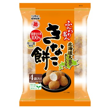 [家速配]越後名人北海道黃豆粉米果