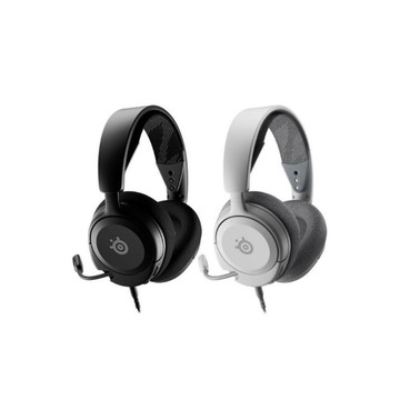 SteelSeries賽睿Arctis Nova 1有線電競耳機麥克風(黑/白）黑色