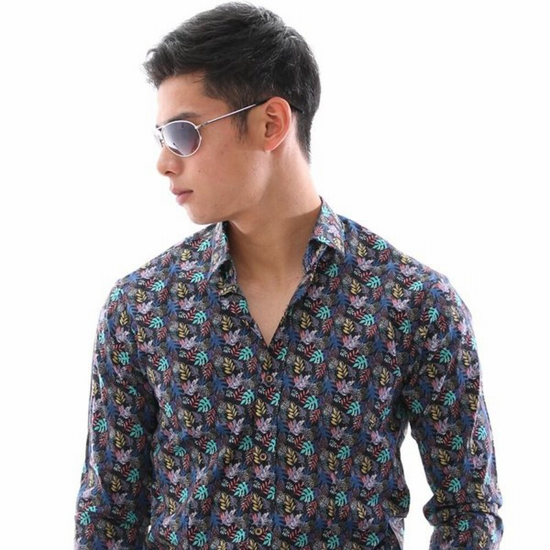 柄シャツ メンズ レトロ 長袖シャツ ストレッチ カジュアルシャツ コットン 葉っぱ柄 派手 Xxl まで 大きいもサイズ入荷 春 夏 秋 父の日 プレゼント 通販 Lineポイント最大0 5 Get Lineショッピング