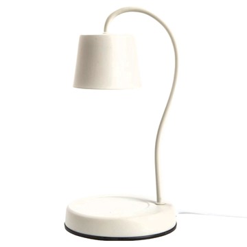 IMOGEN WAX 造型香氛蠟燭暖燈 金屬材質 15x15x32公分  白色