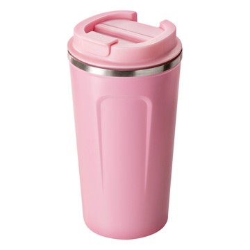 胖型保溫杯 19 x 9cm 300g  蜜桃粉  500ml  1個