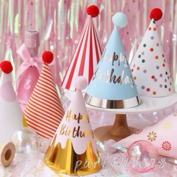 生日帽 【台灣現貨】 派對帽 生日派對 帽子 尖尖帽 壽星帽 慶生帽 裝飾 佈置 驚喜 活動 裝扮 寵物帽 兒童 節慶