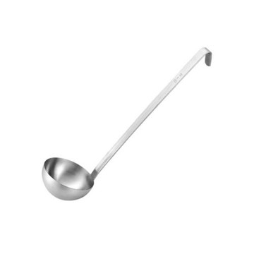 不銹鋼湯勺鉤柄湯殼帶鉤量勺廚勺餐廳長柄2mm厚1.5mm厚加大勺