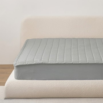 韓國 amante Super Cotton 60支高密度棉固定帶床墊  深灰色  LK (180 x 210 cm)