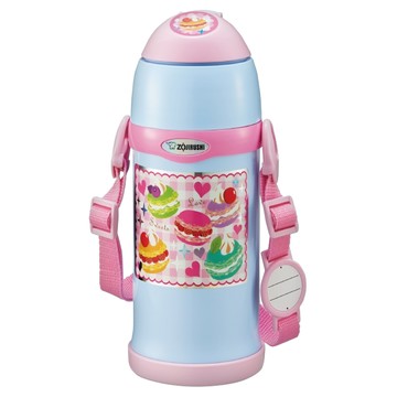 ZOJIRUSHI 象印 不銹鋼真空保溫杯兒童水壺  藍色  600ml  1個