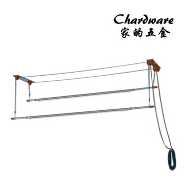 【家的五金】單桿式輕鬆升降曬衣架 不含桿(手拉式曬衣架.晒衣架.一桿兩桿.晾衣架.耐用不生鏽)