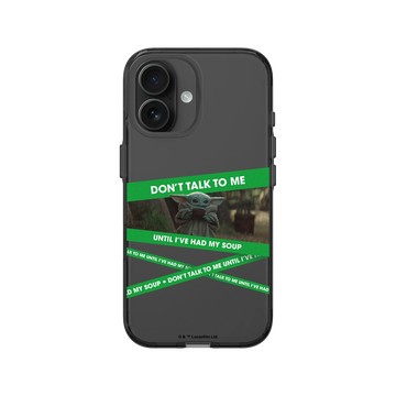 iPhone 16 Clear (相機按鈕) 酷墨灰 - Star Wars - The Mandalorian - 不要跟古古說話